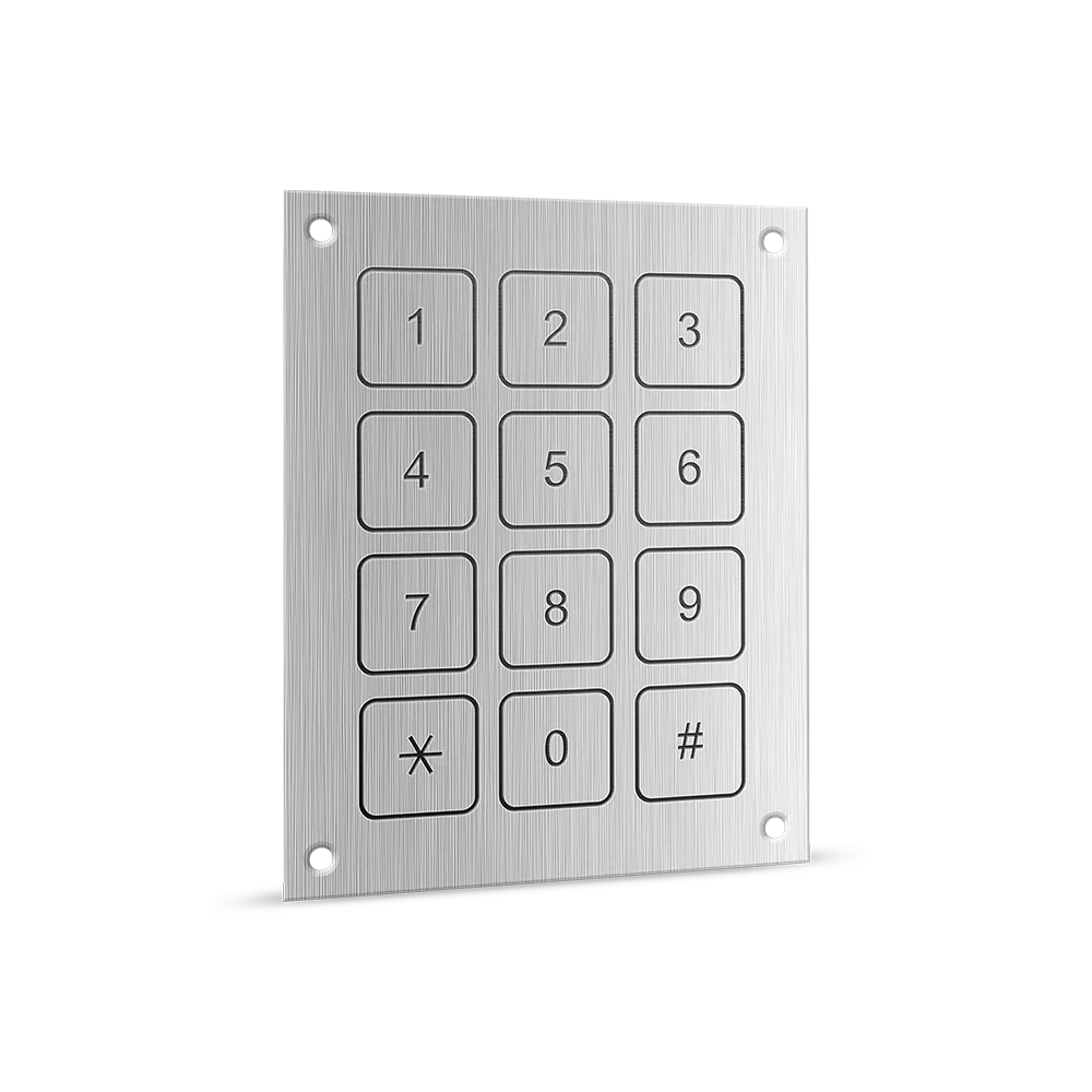 Tastiera piezoelettrica touch metal