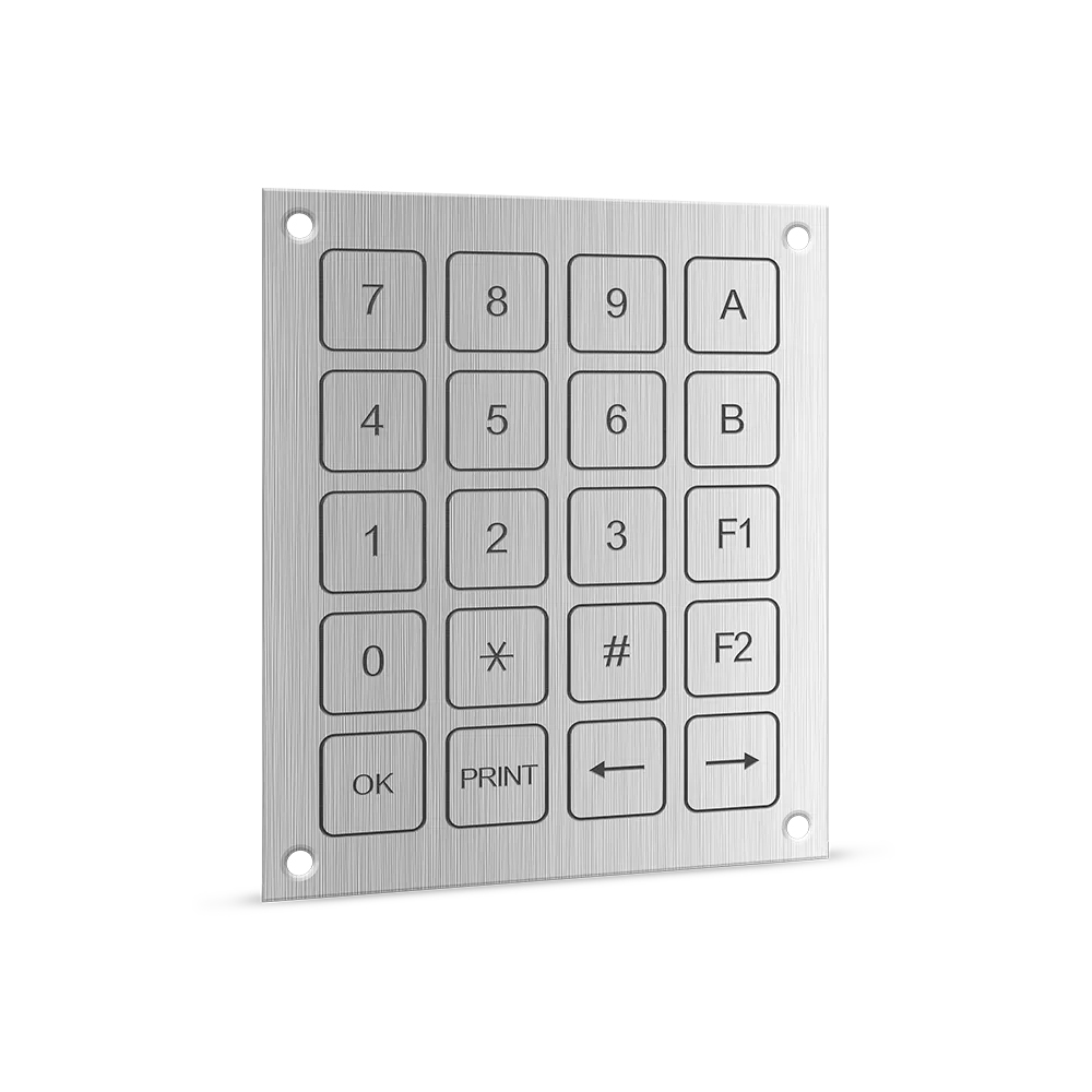 Tastiera piezoelettrica touch metal