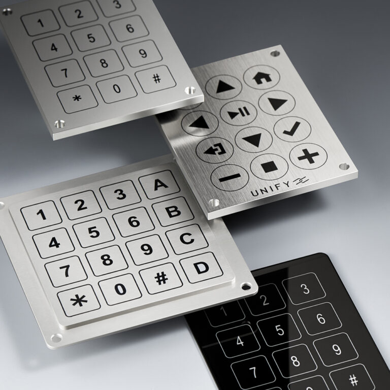 Touch Metal Piezo Keypad