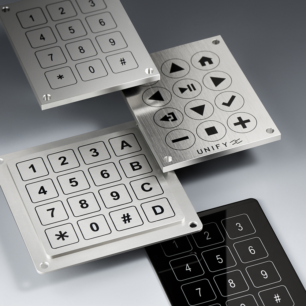 Touch Metal Piezo Keypad