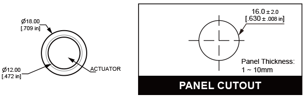 V16 Anti vandal switch