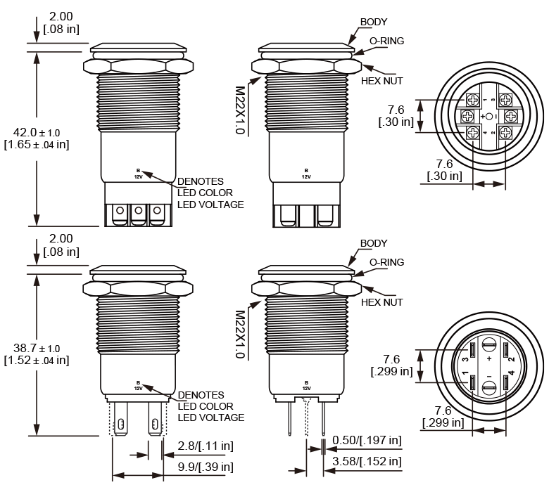 L19 Anti vandal switch