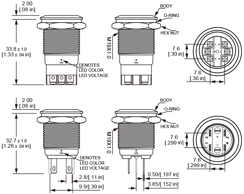 L19 Anti vandal switch