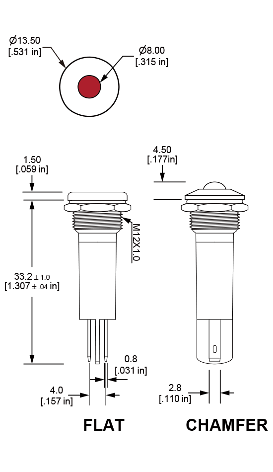 PI12 Anti vandal pilot indicator