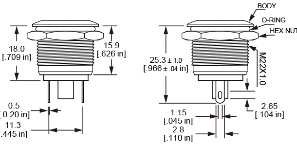 V19 Anti vandal switch