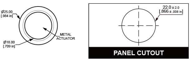 V22 Anti vandal switch