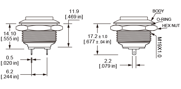 Vs19 Anti vandal switch