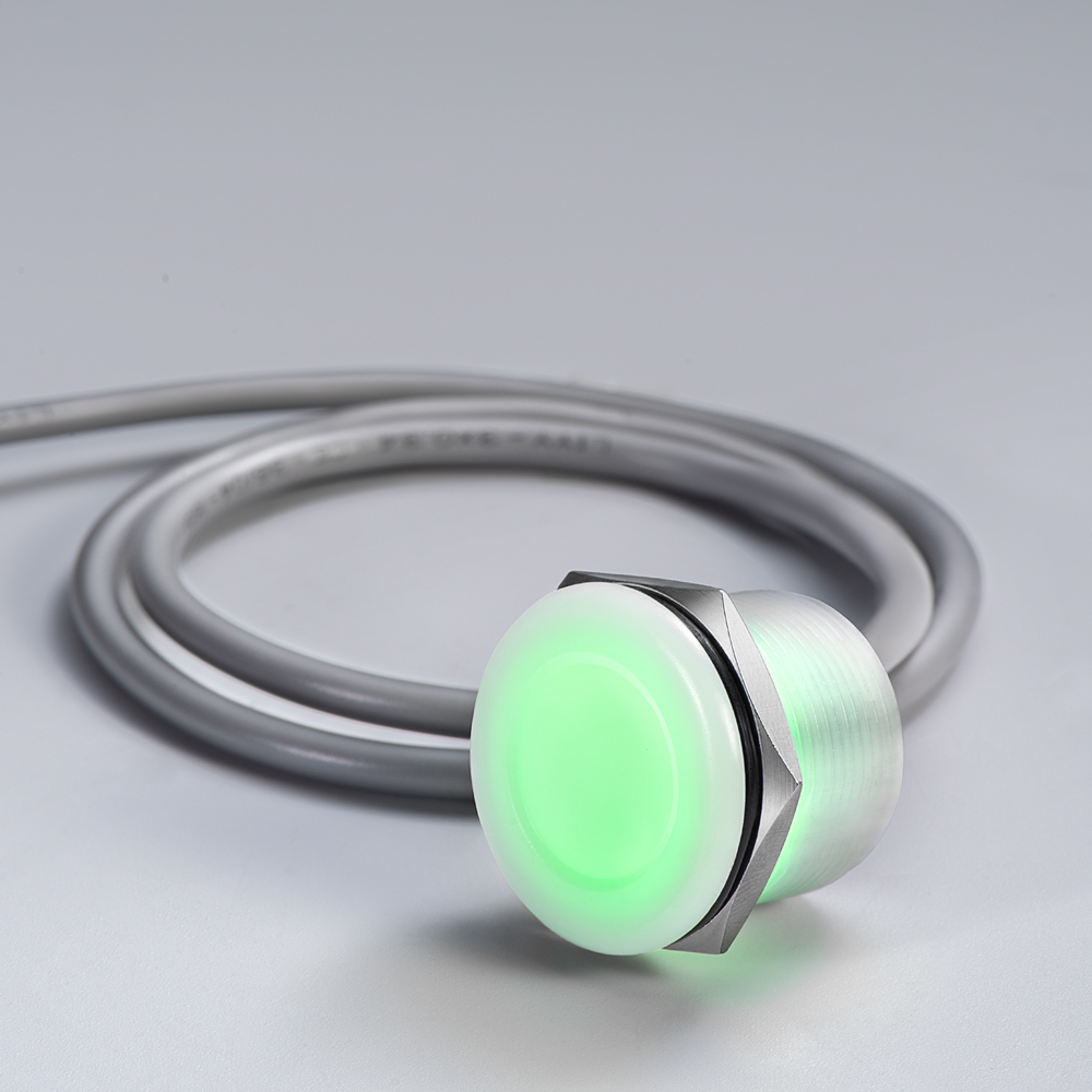 Plastic piezo push button electrical switch