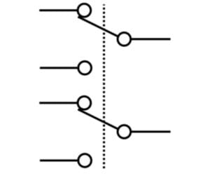 Double Pole Double Throw (DPDT) Toggle Switches