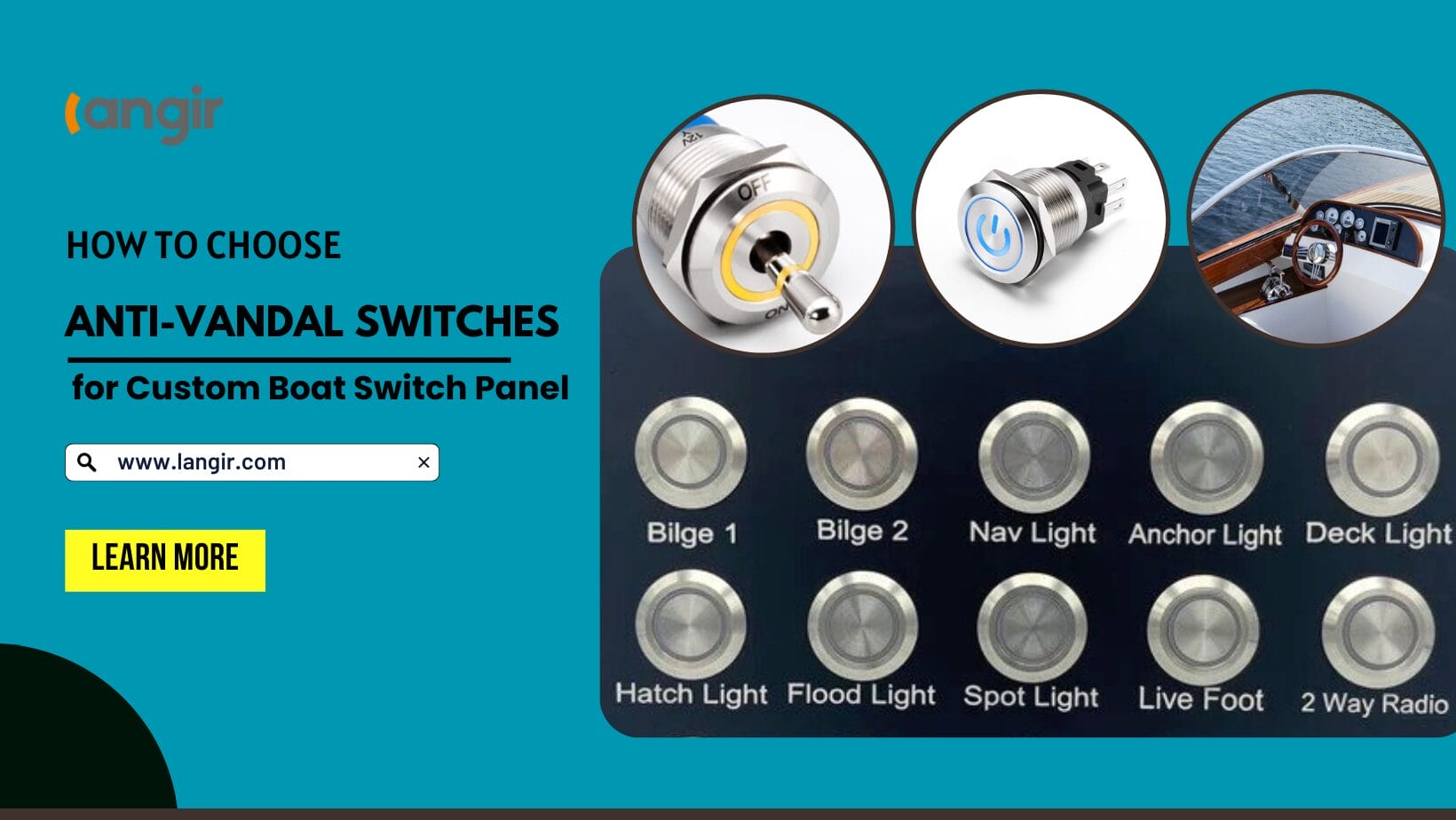 How to Choose Anti-Vandal Switches for Your Custom Boat Switch Panel How to Choose Anti-Vandal Switches for Your Custom Boat Switch Panel - Langir