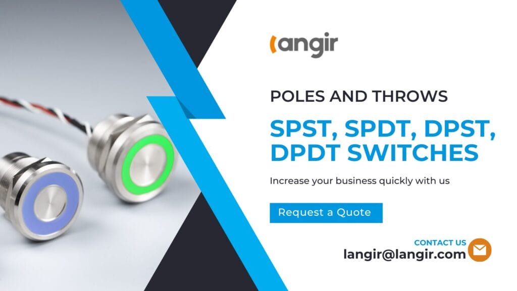 Poles and Throws: SPST, SPDT, DPST, DPDT Switches