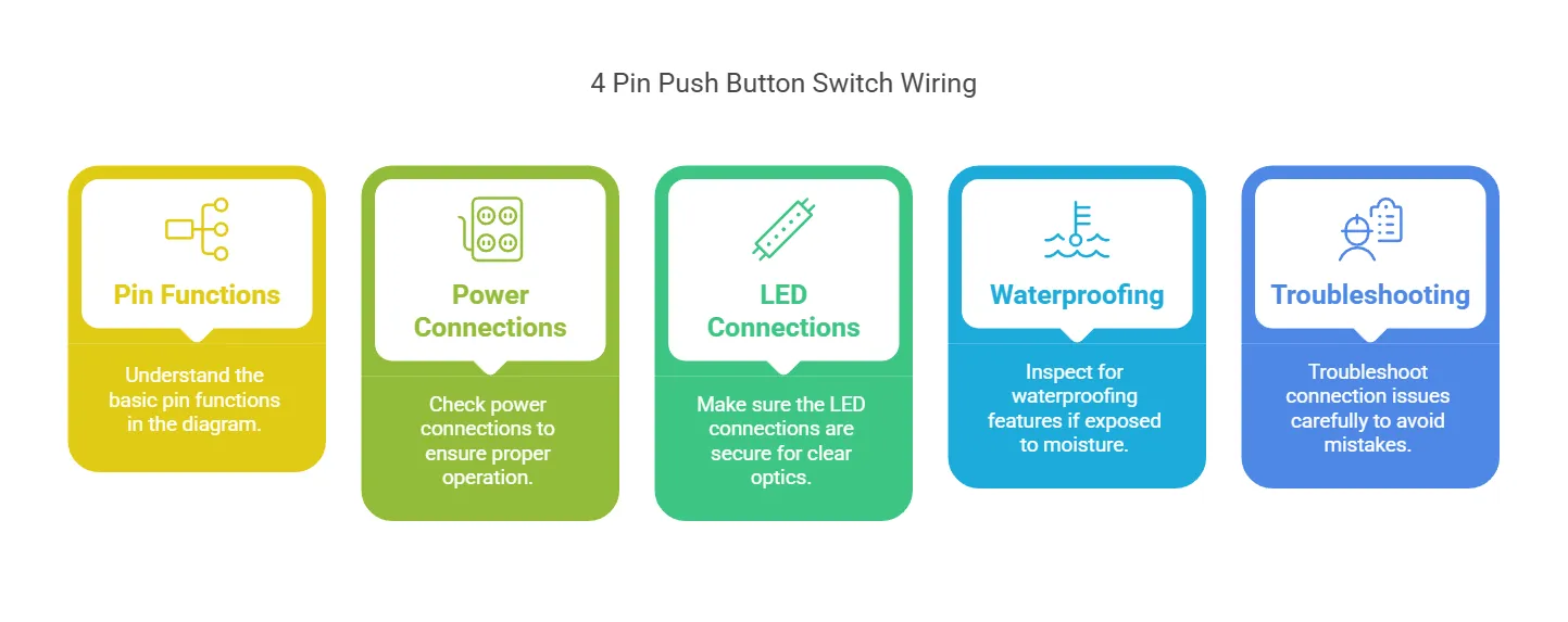 4 Pin Push Button Switch Wiring Diagram